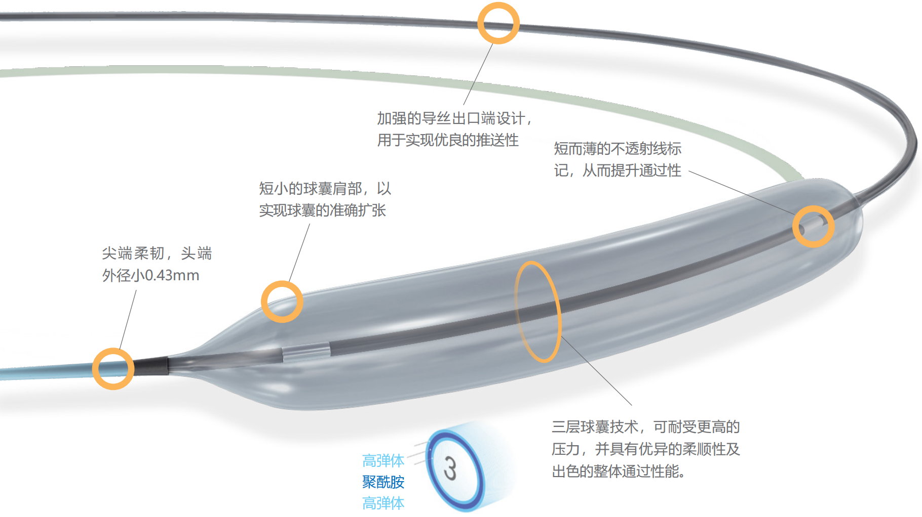 非顺应性球囊扩张导管